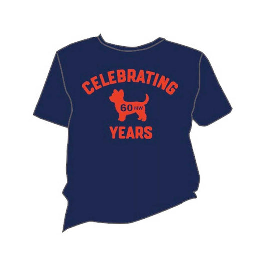 Tシャツ”dog” (ネイビー)