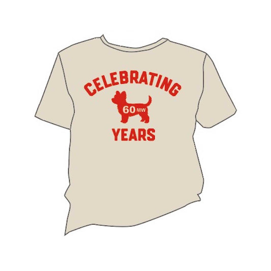 Tシャツ”dog” (オフホワイト)