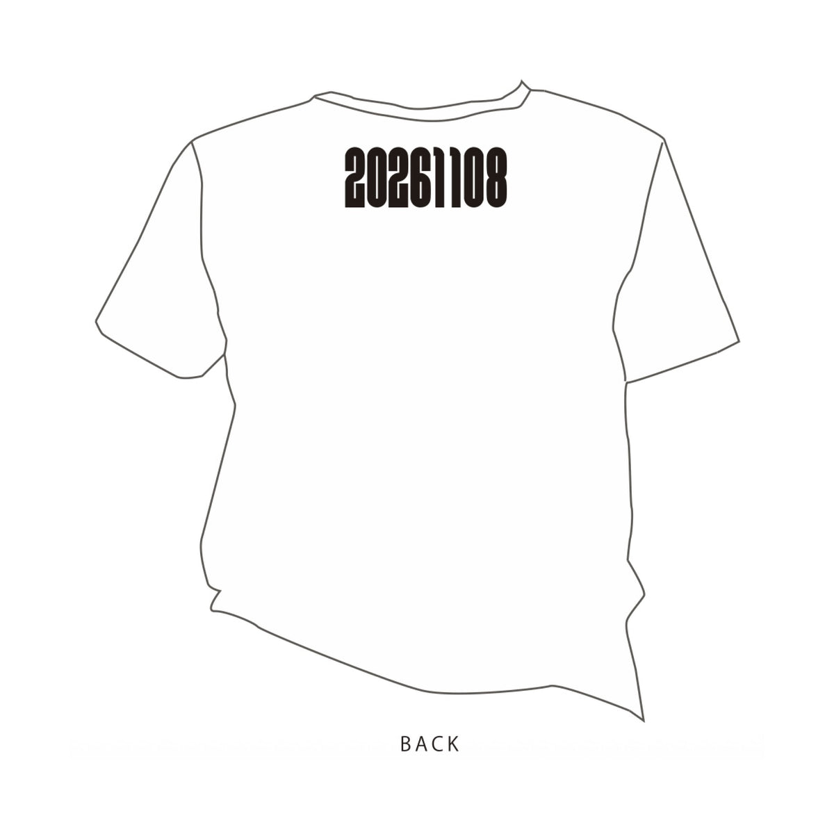 V21 Tシャツ"WHITE"(Size：S・M・L・XL)